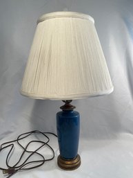 Ceramic & Brass Table Lamp     (Ld)