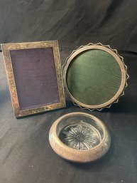 Sterling Silver Picture Frames, 1 Coaster