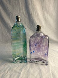 Decorative Glass Bottles (2) (E)