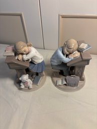 The Leonard Collection Boy And Girl Figures