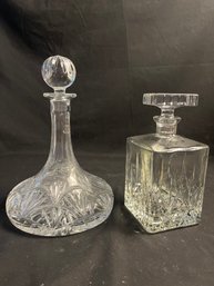 Crystal Decanter Set Of 2 - Series 2