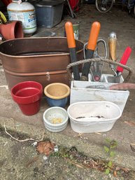 Planters And Garden Tools