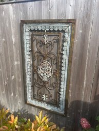 Ornate Bohemian Iron Garden Hanging Decoration