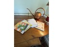 Lamp, Watering Can, Cards