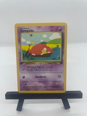 Pokemon Rocket Slowpoke 1st Edition