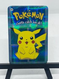 Pokemon RARE VINTAGE PRISM 2000 Blue Pikachu 25
