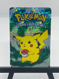 Pokemon RARE VINTAGE PRISM 2000 Green Pikachu 25