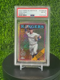 2023 TOPPS SILVER PACK SERIES 2 JOSH JUNG ROOKIE PSA 8