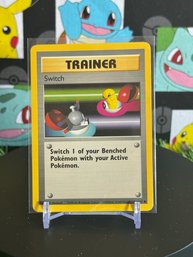 Pokemon Vintage 1999 Base Set Trainer Switch