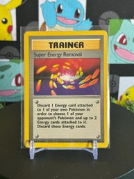 Pokemon Vintage 1999 Base Set Trainer Super Energy Removal