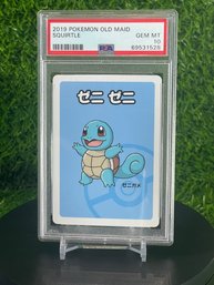 2019 POKEMON OLD MAID SQUIRTLE PSA 10 GEM MINT