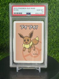 2019 Pokemon Old Maid Eevee PSA 10!