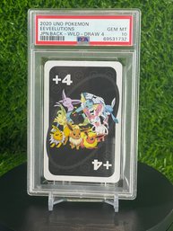 2020 UNO POKEMON EEVEELUTIONS JPN.BACK - WILD PSA 10