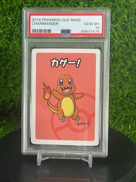 2019 POKEMON OLD MAID CHARMANDER PSA 10