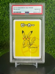 2019 POKEMON OLD MAID PIKACHU PSA 10