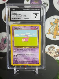CGC 7 Slowpoke Pokemon (1999) Fossil - Unlimited - 55/62