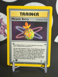 Pokemon Vintage 2000 Neo Genesis 1st Edition Miracle Berry