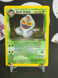 Pokemon Vintage 2000 Team Rocket Dark Arbok Holo ERROR CARD 'DATE ERROR 1999-23000'