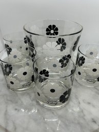 Colony Ice Bucket  And 4 Glasses 8oz.