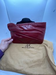 Morris Moskowitz Red Leather Bag