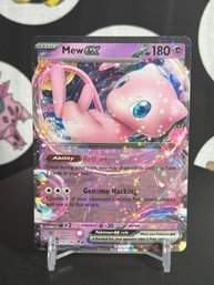 Pokemon 151 Pack Fresh Mew Ex Pink Double Rare Full Art Holo
