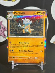 Pokemon 151 Pack Fresh Marowak Reverse Holo