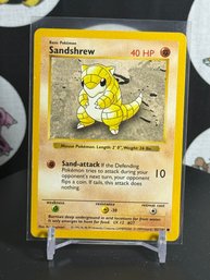 Pokemon Vintage 1999 Base Set Shadowless Sandshrew