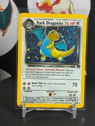 Pokemon Vintage 2000 Team Rocket Dark Dragonite Holo