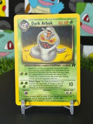 Pokemon Vintage 2000 Team Rocket Dark Arbok Error Card