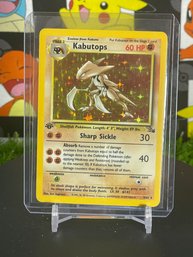 Pokemon Vintage 1999 1ST EDITION KABUTOPS HOLO