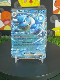 Pokemon 151 Blatoise Ex Full Art Holo