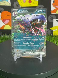 Pokemon 151 Arbok Ex Full Art Holo