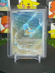 Pokemon 151 Squirtle Illustration Holo