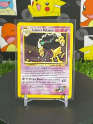 Pokemon Vintage 2000 Sabrina's Alakazam Holo