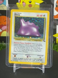 Pokemon Vintage 1999 Fossil Ditto Holo