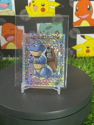 Pokemon Vinatge 1999 Merlin Stickers Blastoise