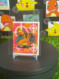 Pokemon Vinatge 1999 Merlin Stickers Charizard