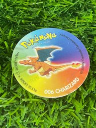 Pokemon Vinatge Pogs Russian Charizard