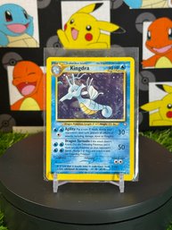 Vintage Pokemon 2000 Neo Genesis Kingdra Holo