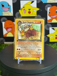 Vintage Pokemon 2000 Team Rocket 1st Edition Dark Dugtrio