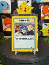 Vintage Pokemon 2000 Team Rocket Here Comes Team Rocket! Holo