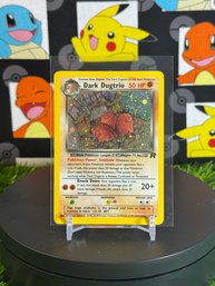 Vintage Pokemon 2000 Team Rocket Dark Dugtrio Holo