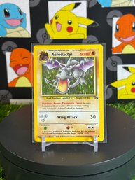 Vintage Pokemon 1999 Fossil Aerodactyl Holo