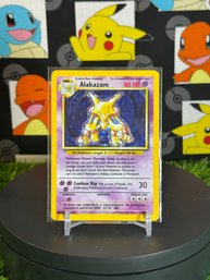 Vintage Pokemon 1999 BASE SET ALAKAZAM HOLO