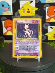 Vintage Pokemon 1999 BASE SET MEWTWO HOLO