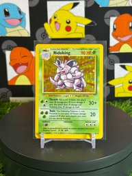 Vintage Pokemon 1999 BASE SET NIDOKING HOLO