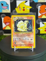 Vintage Pokemon 1999 BASE SET NInetales HOLO