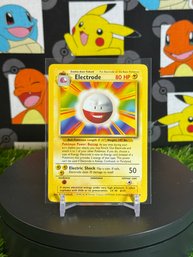 Vintage Pokemon 1999 BASE SET Electrode