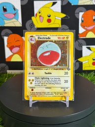 Vintage Pokemon 1999 JUNGLE ELECTRODE HOLO