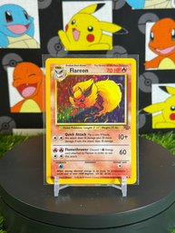 Vintage Pokemon 1999 JUNGLE Flareon Holo